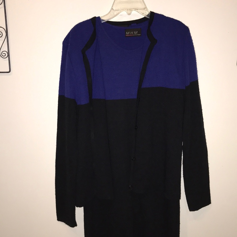 Melissa Harper dress and cardigan